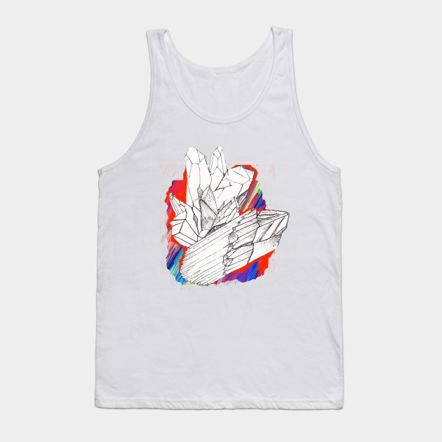 Prismatic Quartz Tank Top by Pizzakween